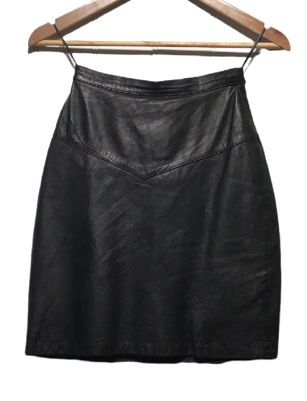 Short Leather Skirt (Size XS)