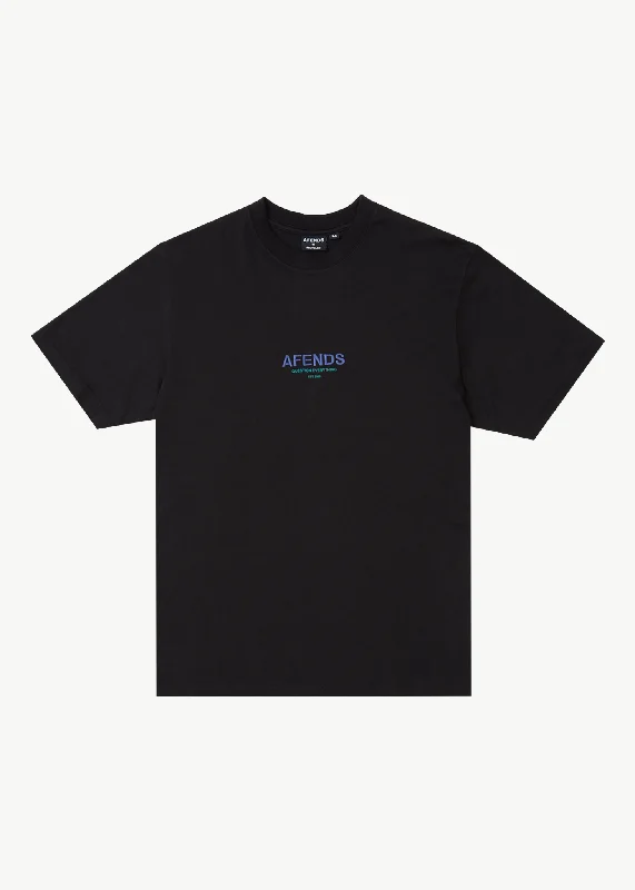 AFENDS Mens Vinyl - Retro Fit Tee - Black