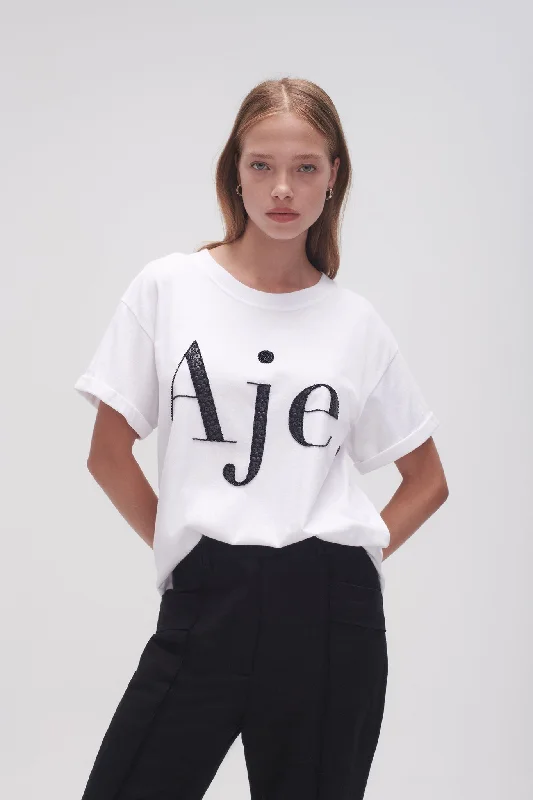 Classic Embellished Logo Tee