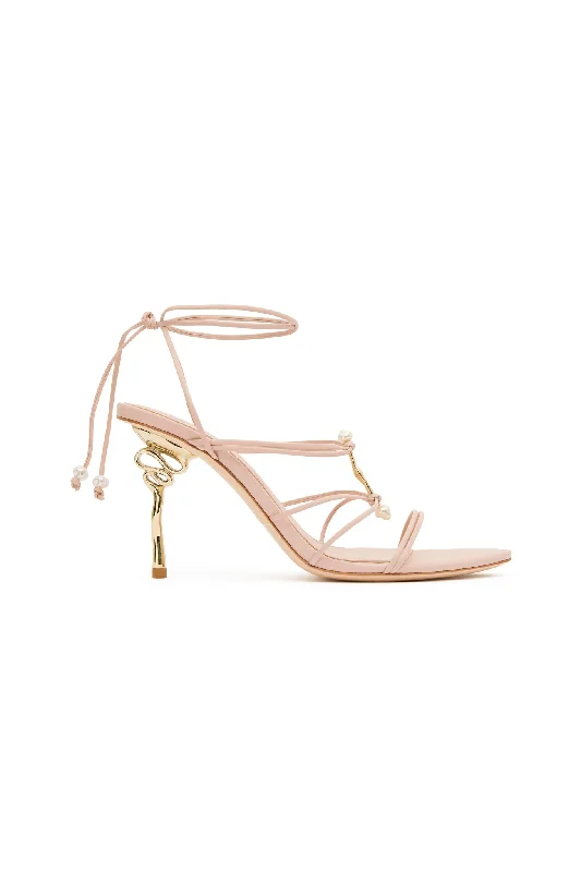 Perenna Pearl Bar Strappy Heel