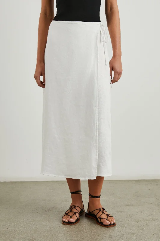 CARLY SKIRT - WHITE