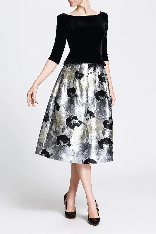 DL CHIC Vivian Tulip Puffy Long Skirt