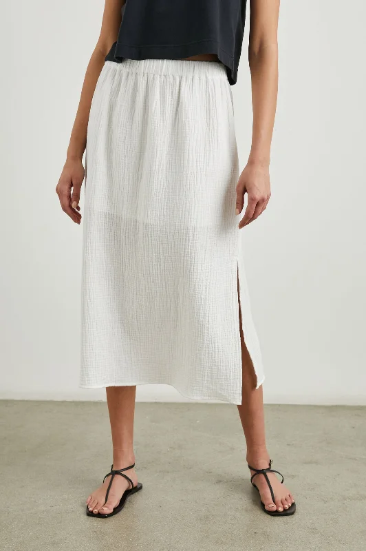 SORAYA SKIRT - WHITE