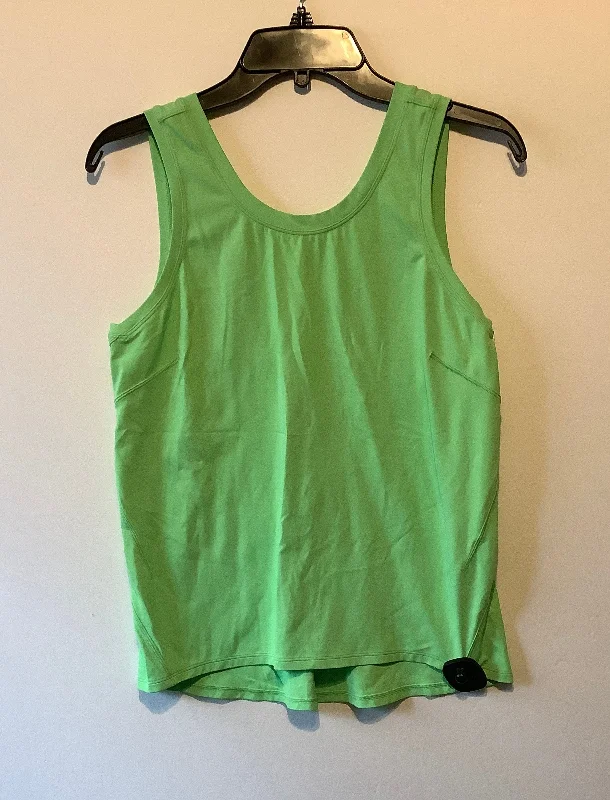 Athletic Tank Top By Lululemon In Green, Size: M