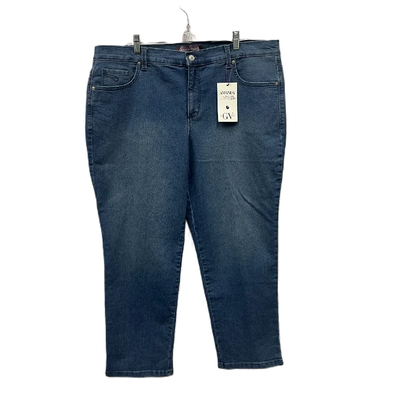 Jeans Boyfriend By Gloria Vanderbilt In Blue, Size: 18