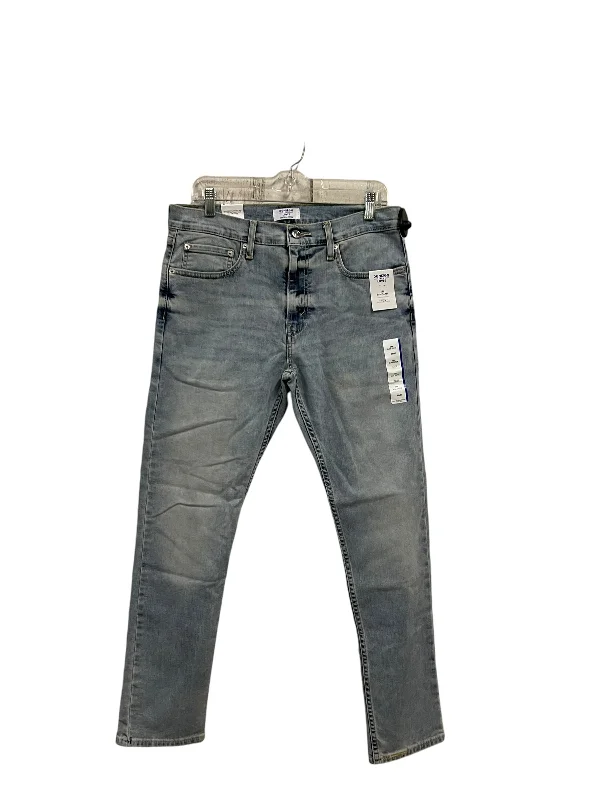 Jeans Skinny By Levis In Blue Denim, Size: 14