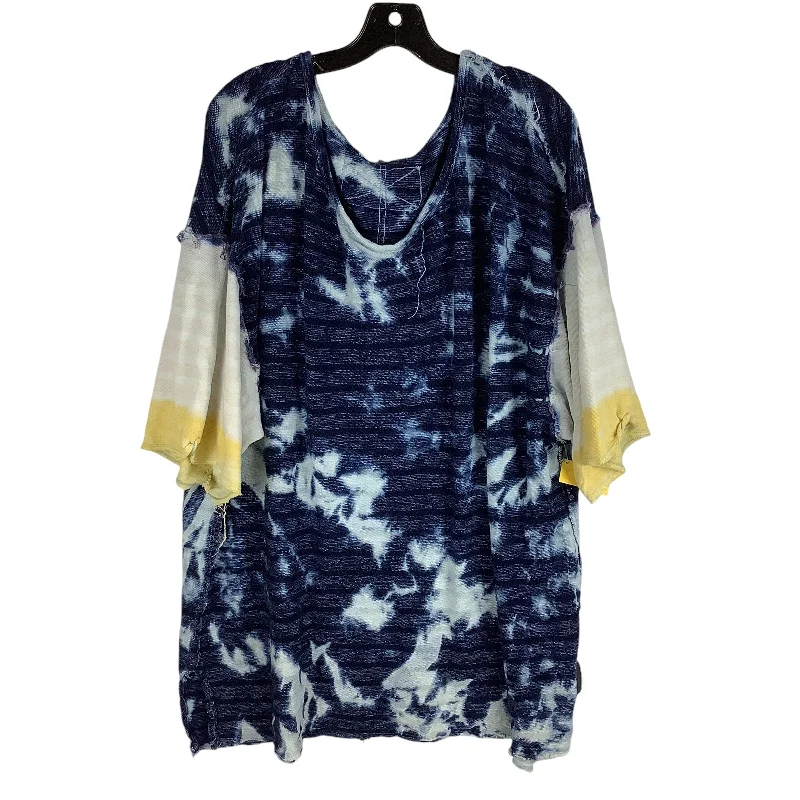 Top Short Sleeve By We The Free In Blue, Size: L