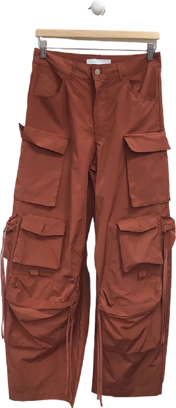 Leem Rust Cargo Trousers UK S