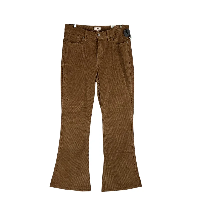 Pants Corduroy By Lucky Brand In Brown, Size: 14