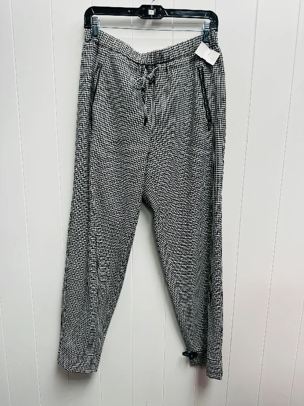 Pants Designer By Karl Lagerfeld In Black & White, Size: Xl