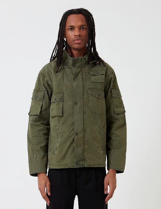 Barbour x Engineered Garments Cowen Washed Casual Jacket - Olive