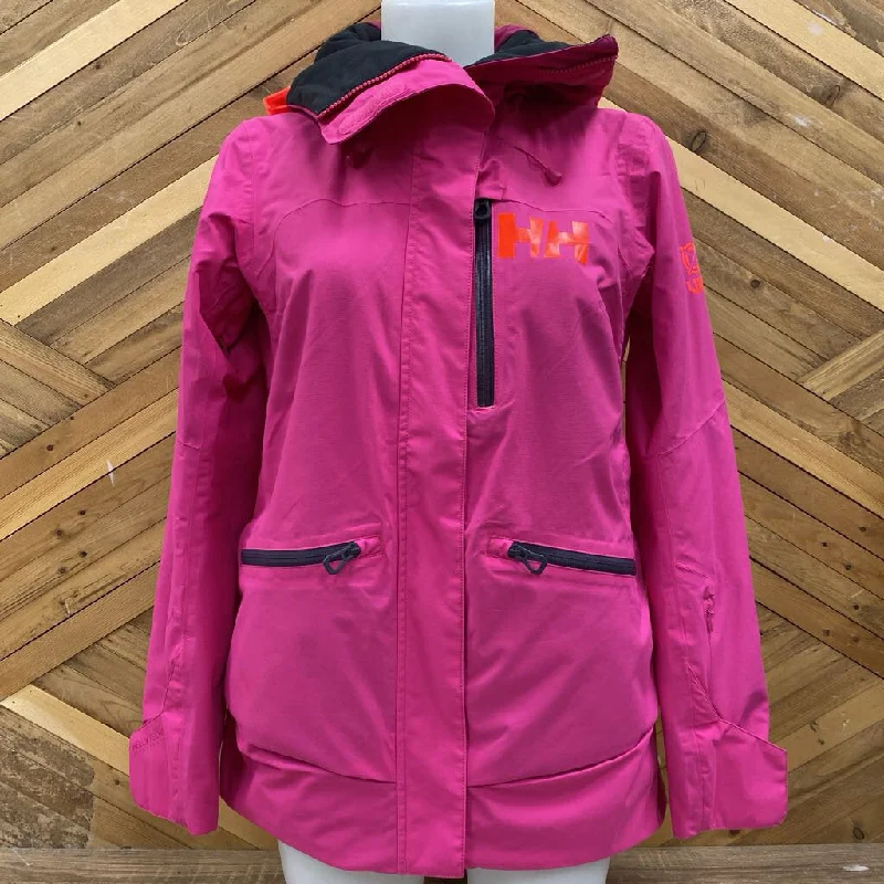 Helly Hansen - Women's ULLR Ski Jacket - MSRP comp $450: Pink/Orange-women-XS