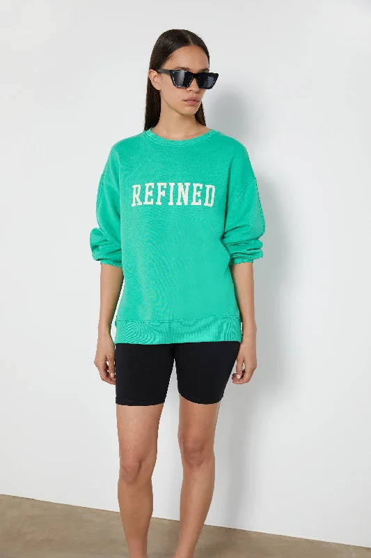 REFINED OVERSIZED SWEATSHIRT