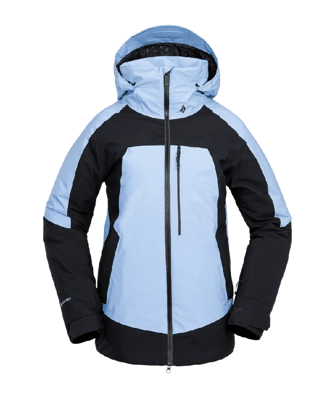 VOLCOM Women's 3D Stretch GORE-TEX Snowboard Jacket Crystal Blue 2025