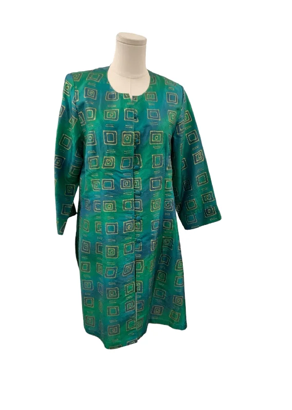 Women's Green Long Jacket/Tunic