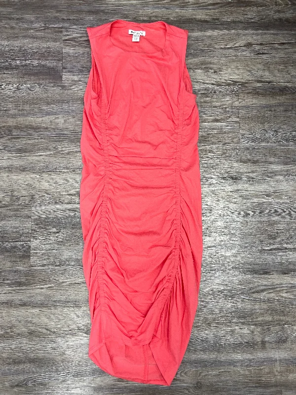 Dress Casual Midi By Athleta In Coral, Size: S