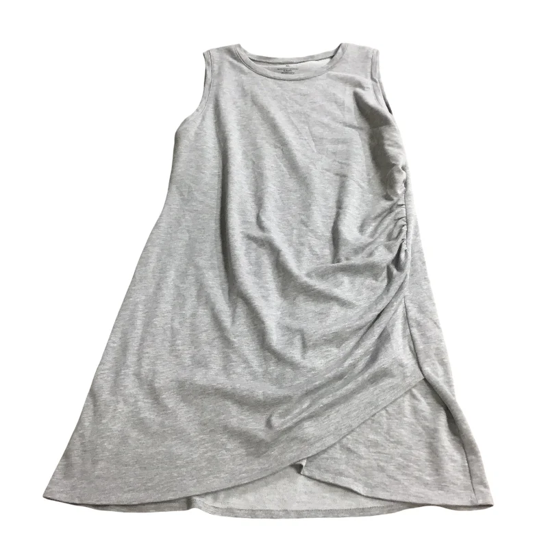 Dress Casual Midi By Nine West Apparel In Grey, Size: Xl