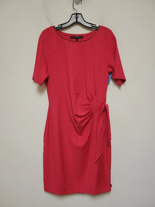 Dress Casual Midi By White House Black Market In Pink, Size: M