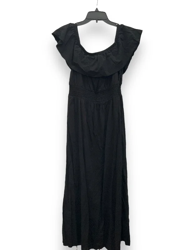 Black Dress Casual Maxi Old Navy, Size L