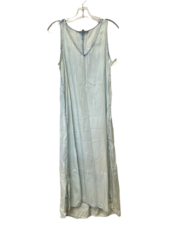 Blue Dress Casual Maxi Joan Vass, Size L