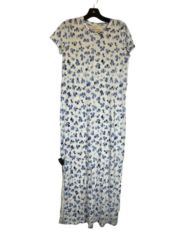 Blue Dress Casual Maxi Michael By Michael Kors, Size Xs