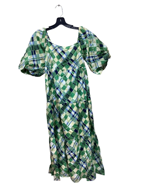 Green Dress Casual Maxi Faithfull The Brand, Size S