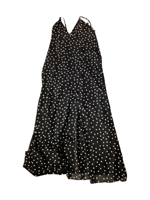 Polkadot Pattern Dress Casual Maxi Zara, Size L