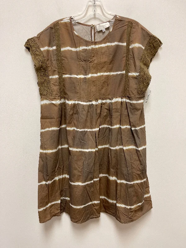 Tie Dye Print Dress Casual Maxi Corey Lynn Calter, Size L