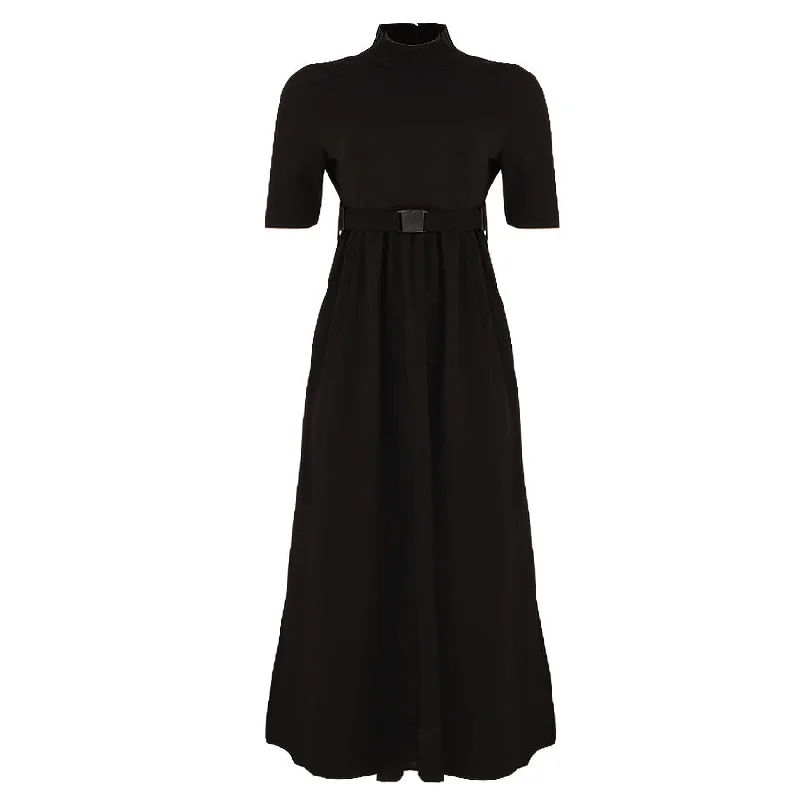 REDTAG Women's Black Casual Dresses