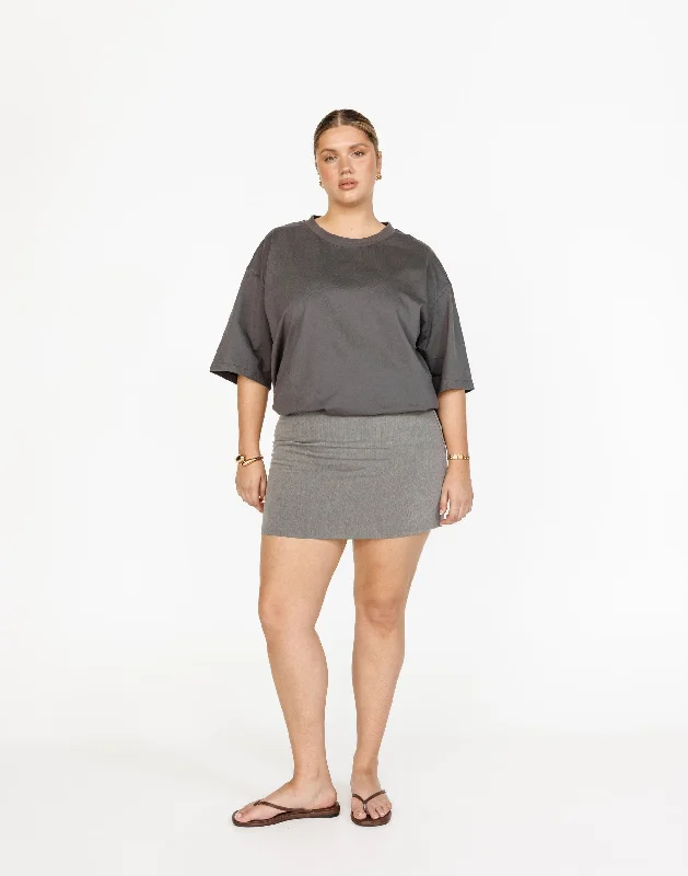 Luca Oversized Tee (Slate)