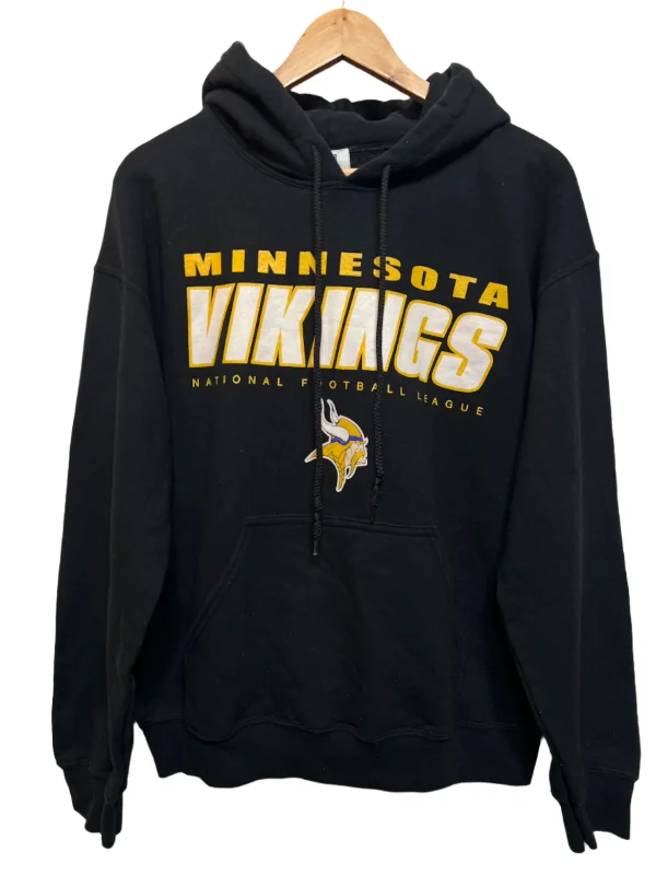 NFL Minnesota Vikings Mens Black Hoodie (Size M)