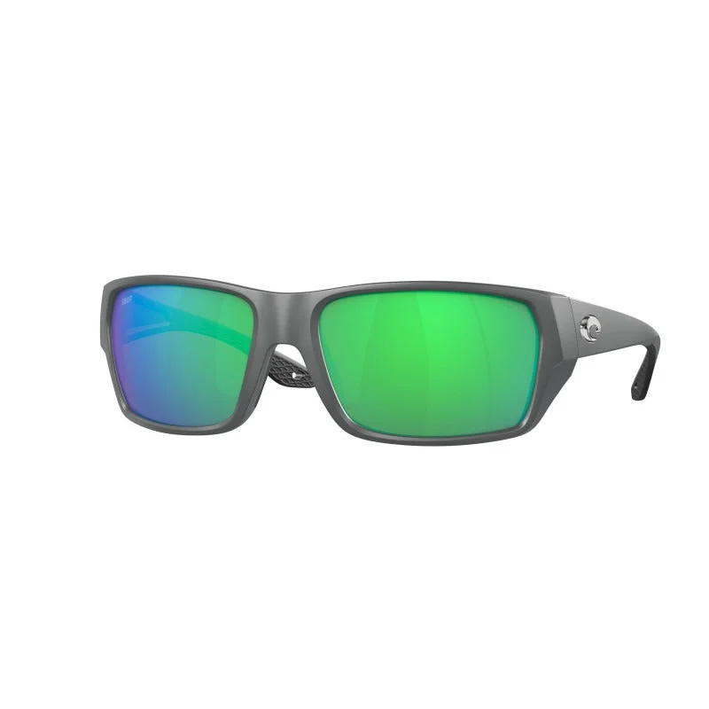 Tailfin Matte Grey Frame with Green Mirror Lens (580P)