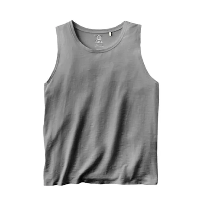 Tasc Womens NOLA Crop Tank Top - Storm