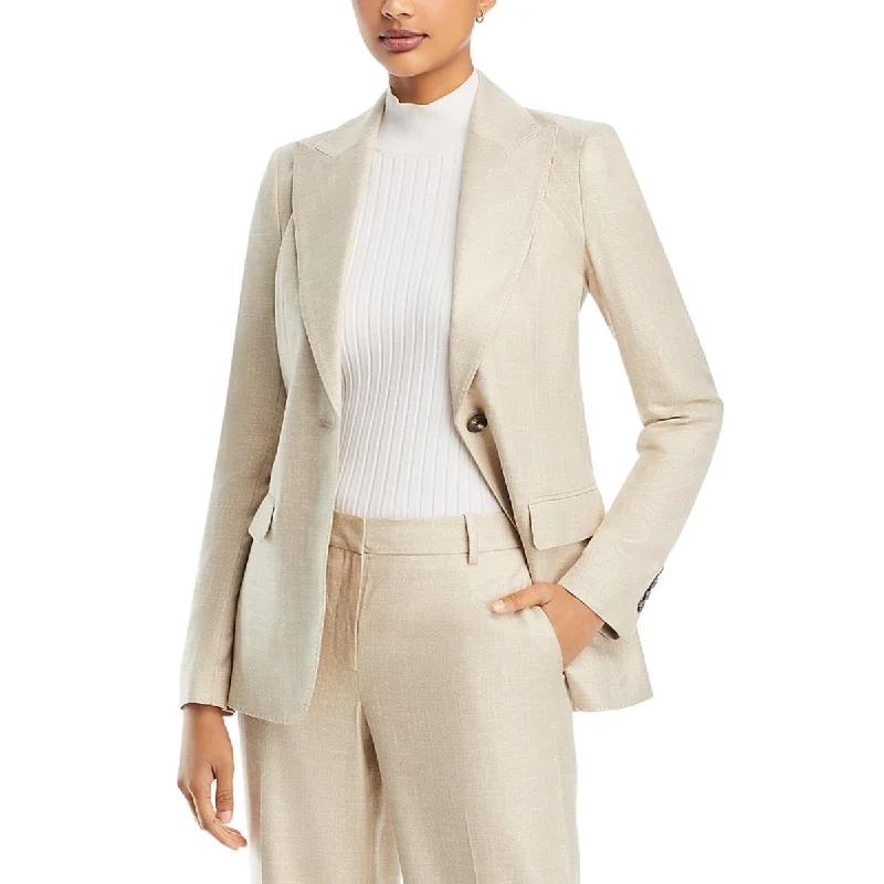 Womens Suit Separate Business One-Button Blazer