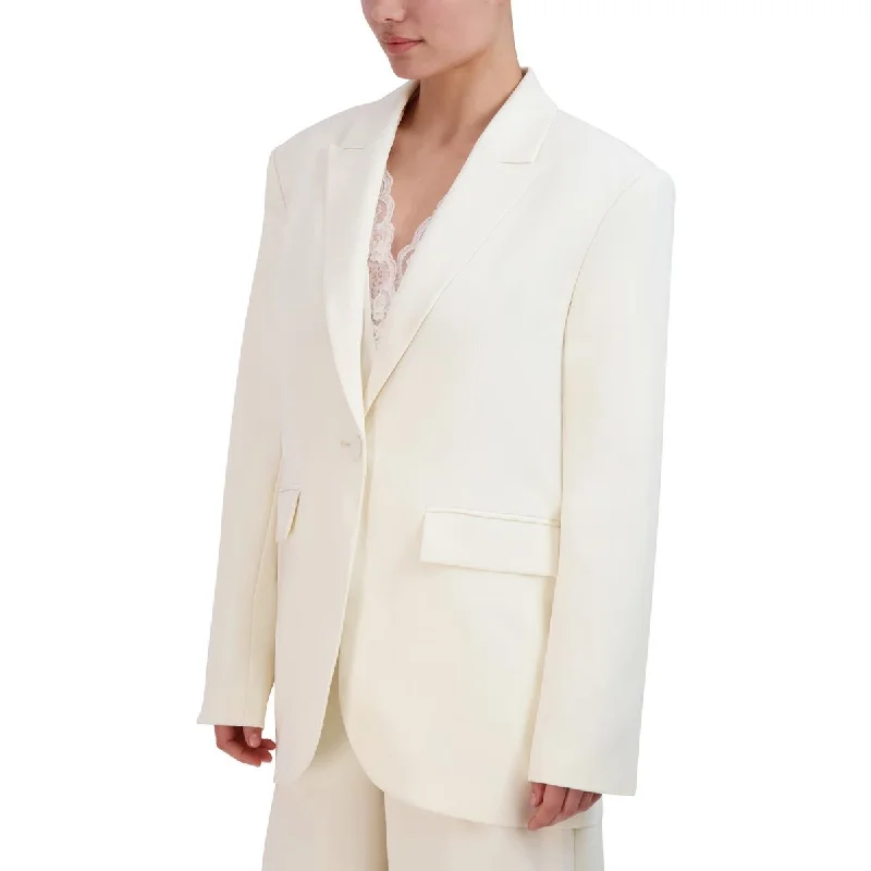 Womens Suit Separate Work Wear One-Button Blazer